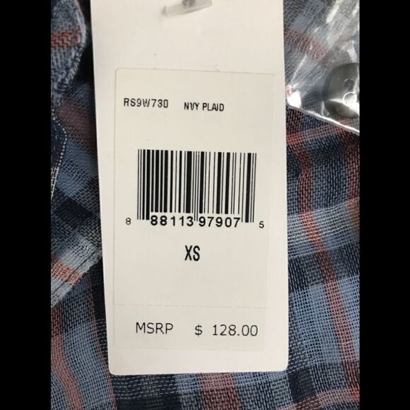 NWT Splendid Button-Up Plaid Shirt - Picture 8 of 9